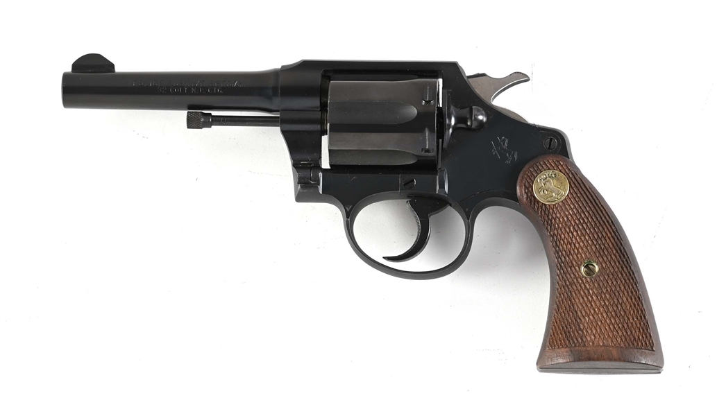 (C) COLT POLICE POSITIVE SPECIAL DOUBLE ACTION REVOLVER IN .32 COLT.