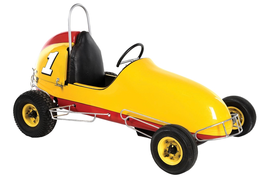 RESTORED CHILDRENS MIDGET RACE CAR. 