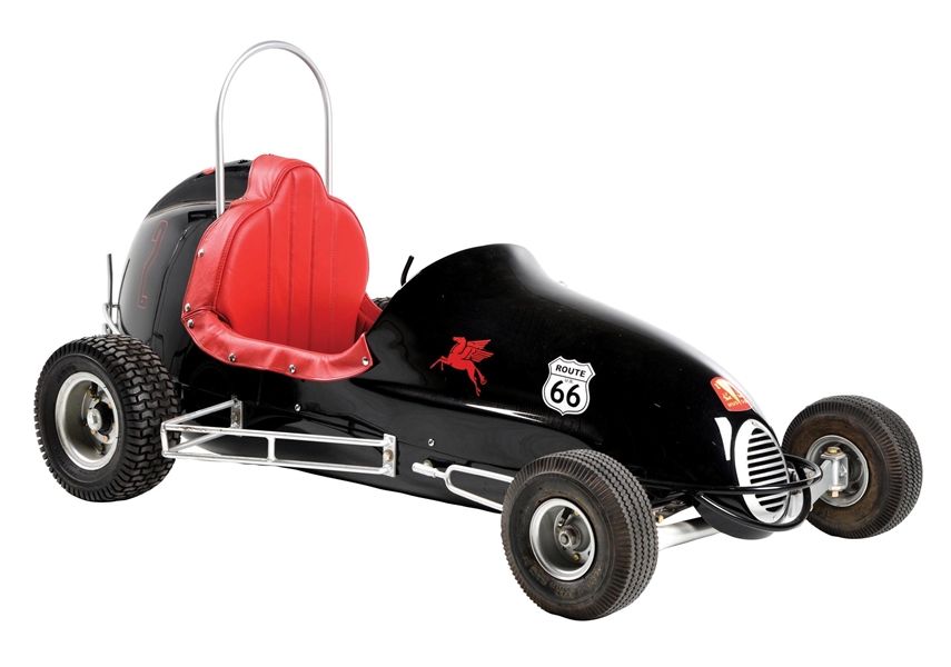 RESTORED CHILDRENS MIDGET RACE CAR. 