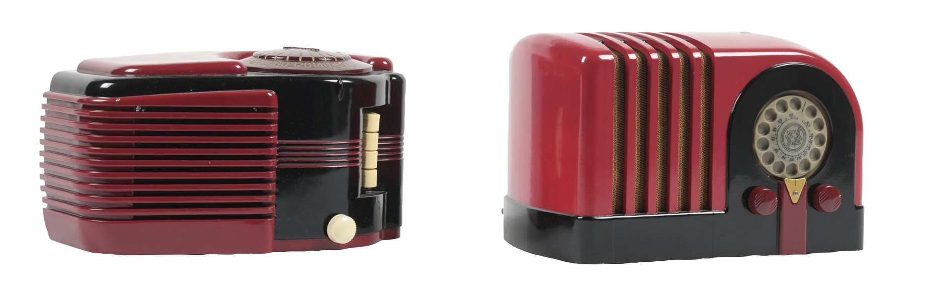 PAIR OF EARLY BAKELITE RADIOS