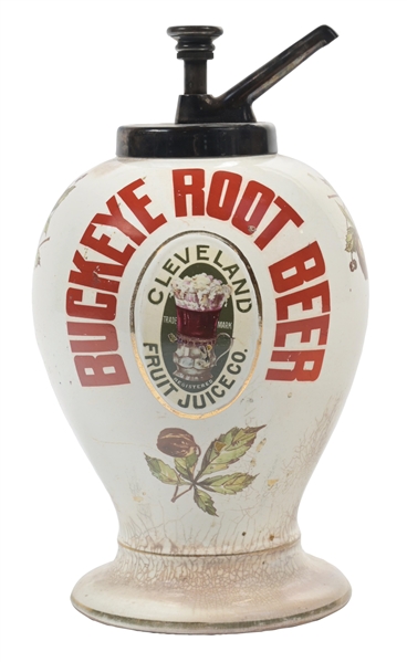 BUCKEYE ROOT BEER SYRUP DISPENSER