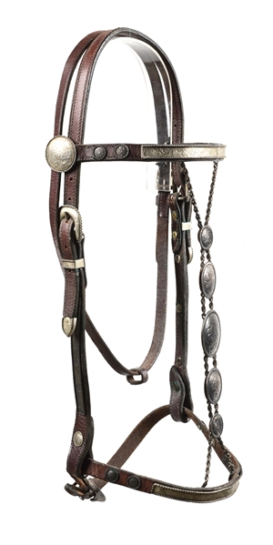 SILVER SHOW BRIDLE.