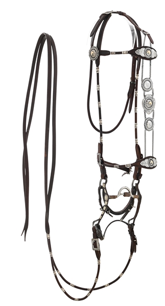 KEITH SEIDEL SHOW BRIDLE W/ KEYSTON SILVER