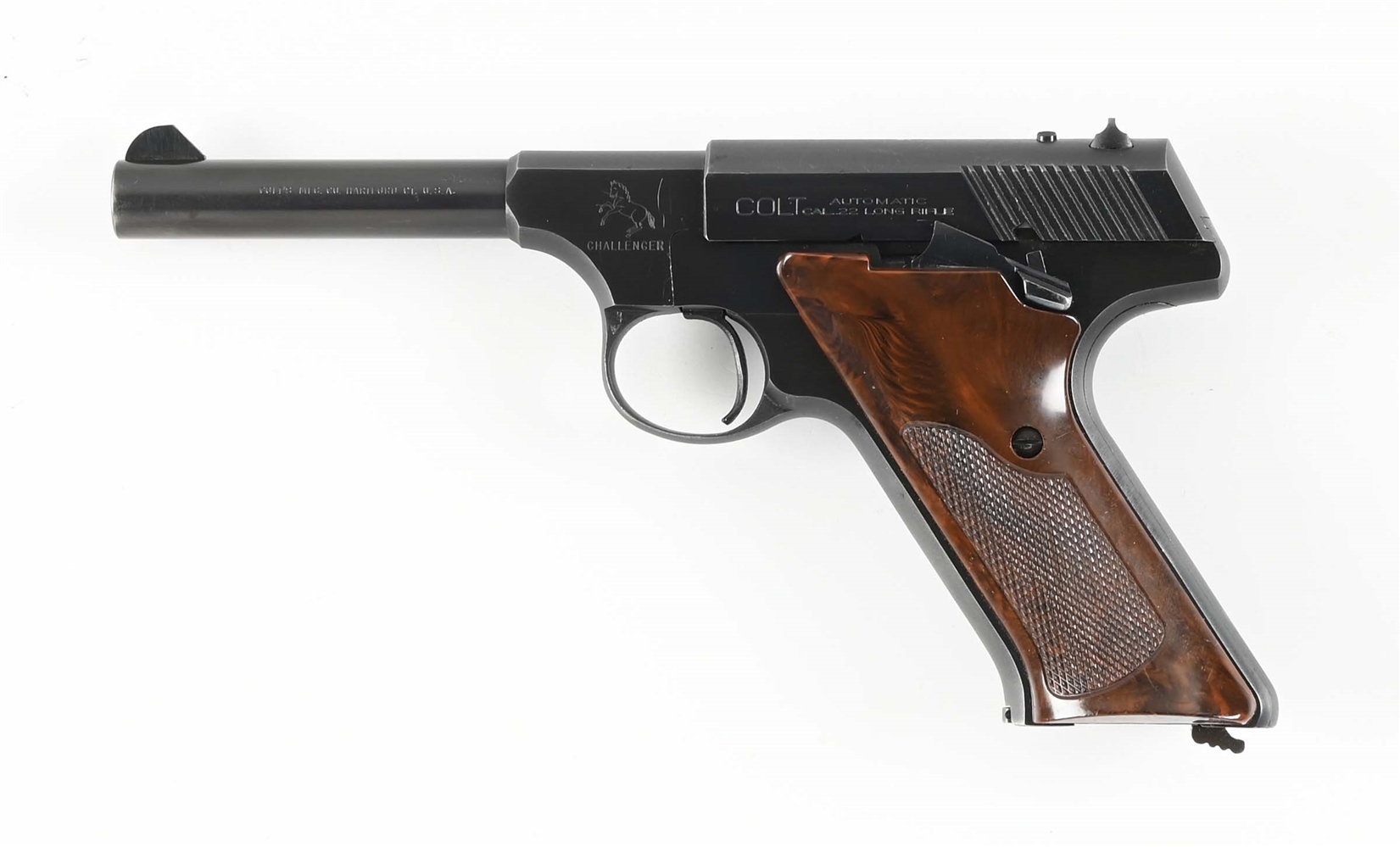 (C) COLT CHALLENGER SEMI AUTOMATIC PISTOL WITH BOX.