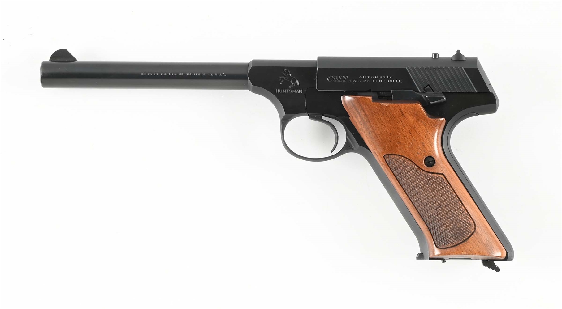 (C) COLT HUNTSMAN SEMI AUTOMATIC PISTOL WITH BOX.