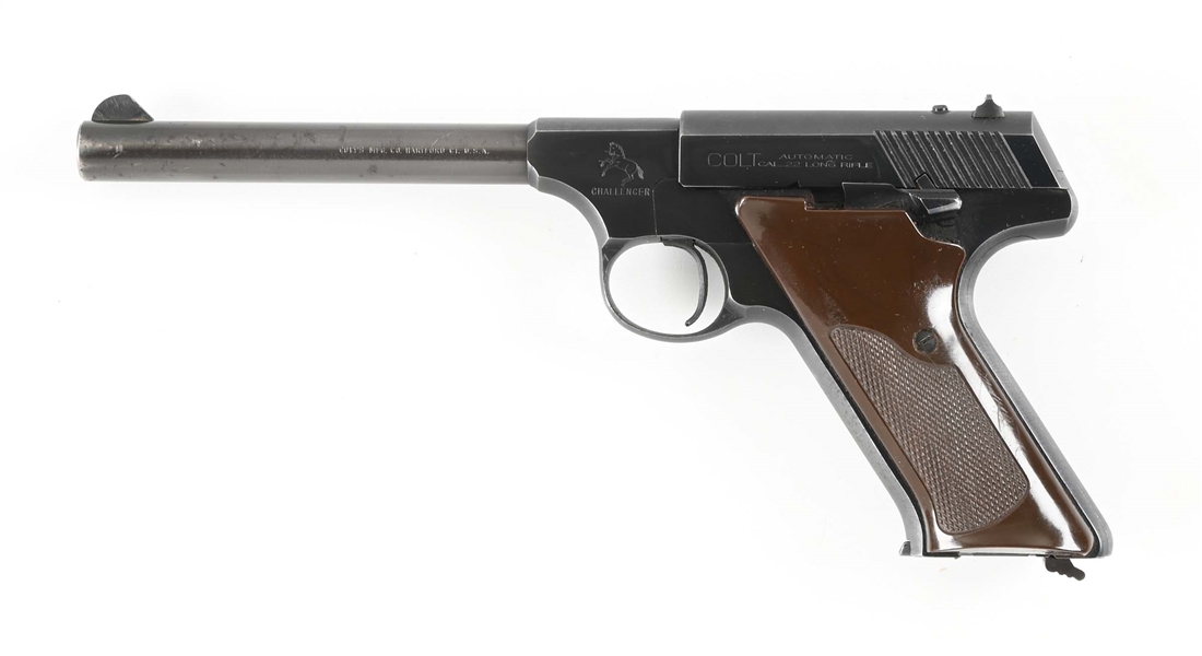 (C) COLT CHALLENGER SEMI AUTOMATIC PISTOL WITH BOX.