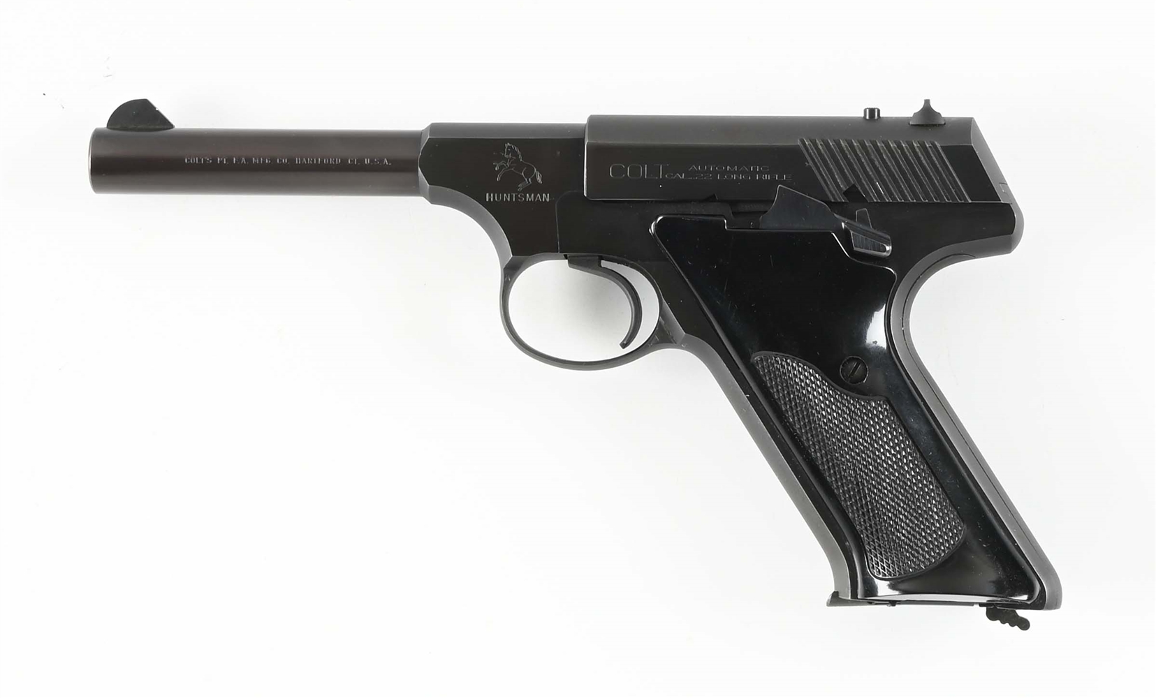 (C) BOXED COLT HUNTSMAN SEMI AUTOMATIC PISTOL.