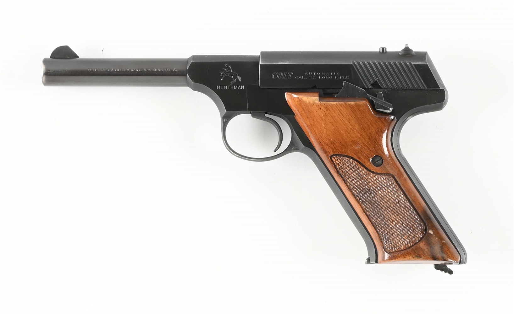 (C) COLT HUNTSMAN SEMI AUTOMATIC PISTOL WITH BOX.