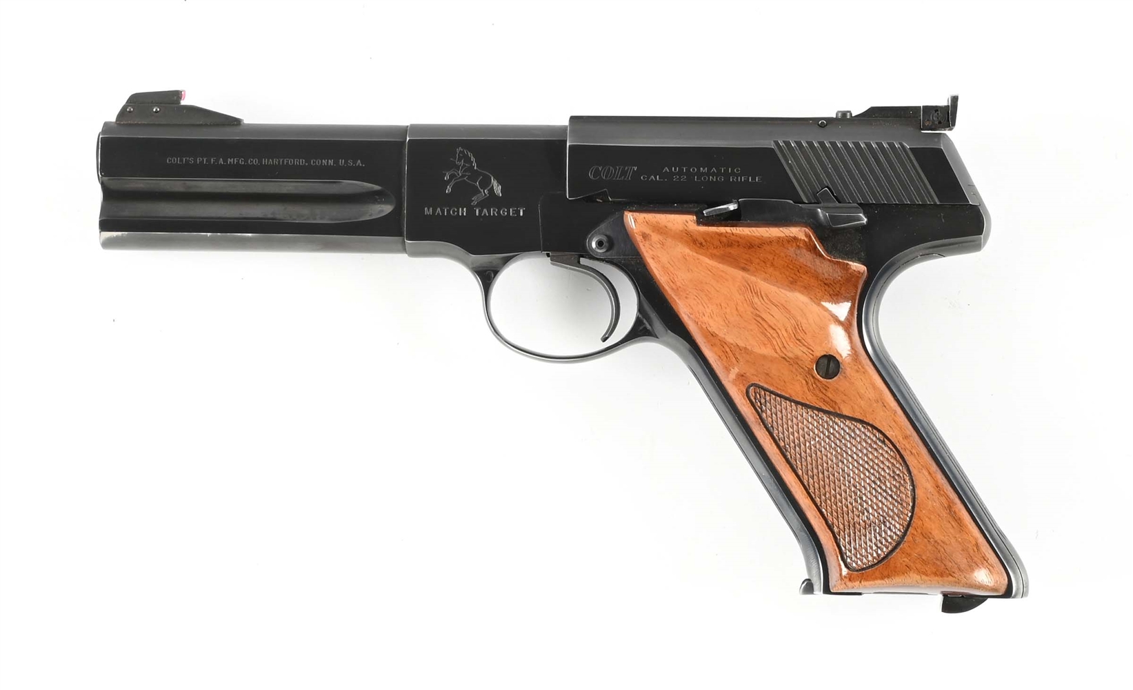 (C) BOXED COLT WOODSMAN MATCH TARGET SEMI AUTOMATIC PISTOL.