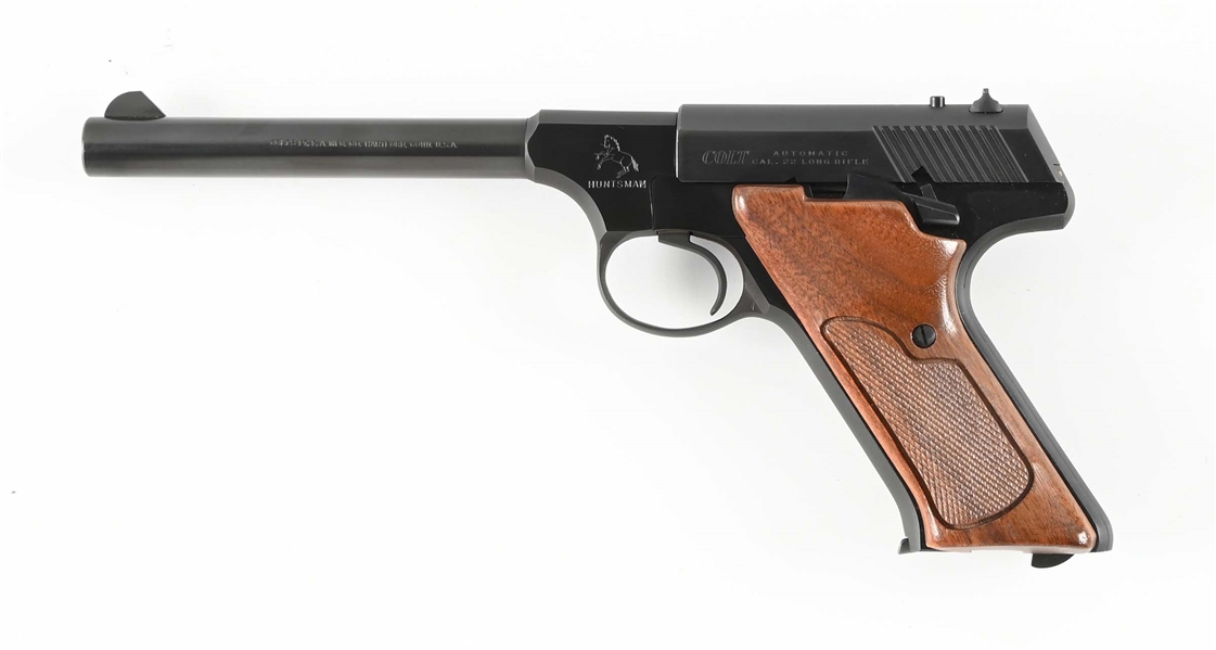 (C) COLT HUNTSMAN SEMI AUTOMATIC PISTOL WITH BOX.