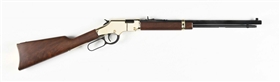 (M) HENRY REPEATING ARMS LEVER ACTION .22 RIFLE WITH BOX.