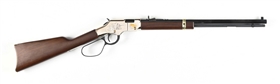 (M) HENRY GOLDEN BOY FATHERS DAY 2012 ONE OF ONE LEVER ACTION RIFLE WITH BOX. 