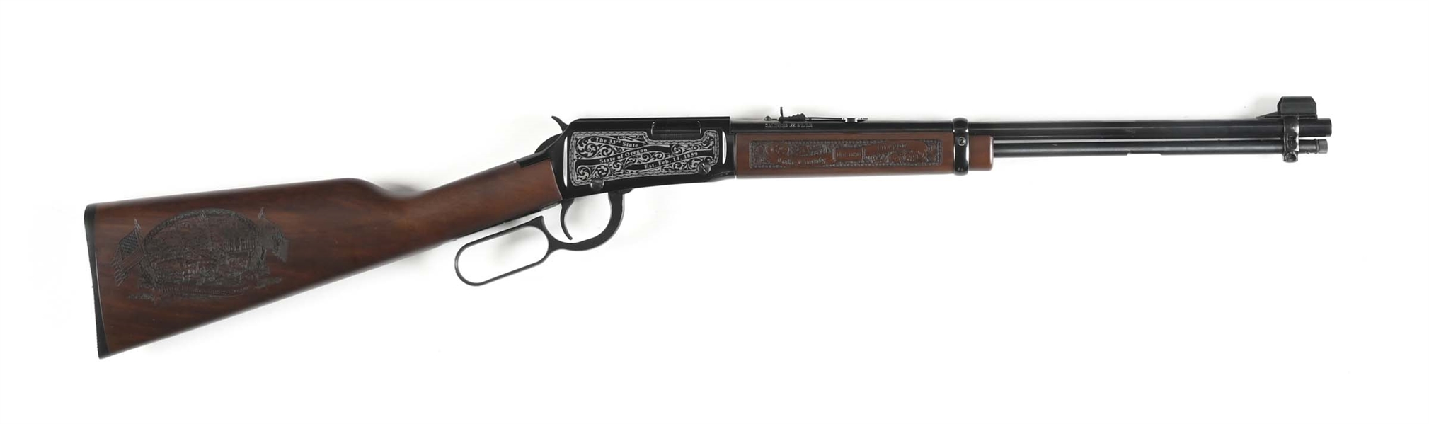 (M) HENRY OREGON COMMEMRATIVE CLASSIC LEVER ACTION CARBINE IN .22 LONG RIFLE WITH BOX