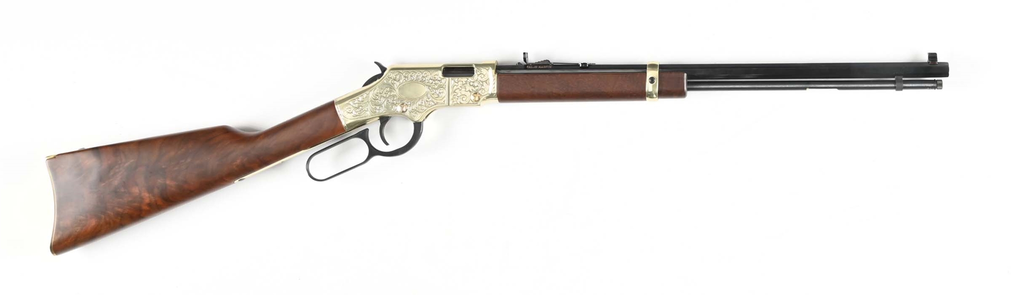 (M) ENGRAVED HENRY GOLDEN BOY LEVER ACTION RIFLE.