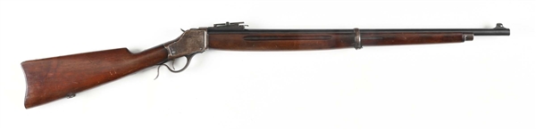 (C) WINCHESTER MODEL 1885 WINDER MUSKET SINGLE SHOT RIFLE.