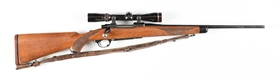 (C) RUGER M77 BOLT ACTION RIFLE CHAMBERED IN .22-250.