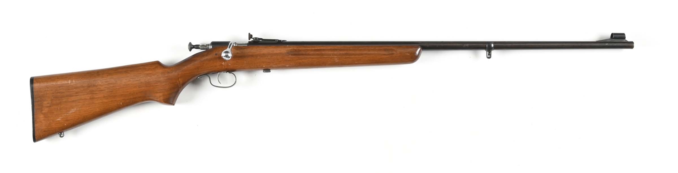 (C) WINCHESTER MODEL 68 SINGLE SHOT BOLT ACTION RIFLE.