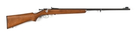 (C) WINCHESTER MODEL 68 SINGLE SHOT BOLT ACTION RIFLE.