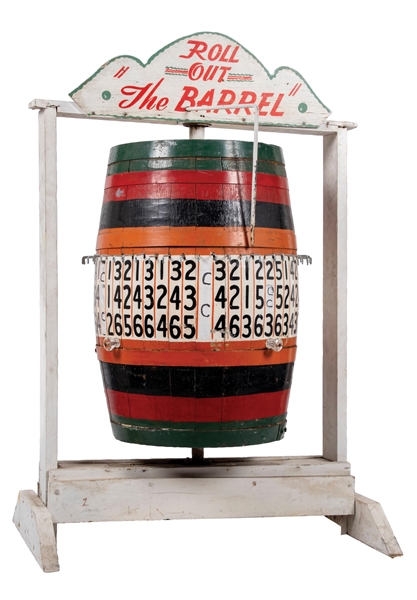 ROLL OUT THE BARREL CARNIVAL GAME