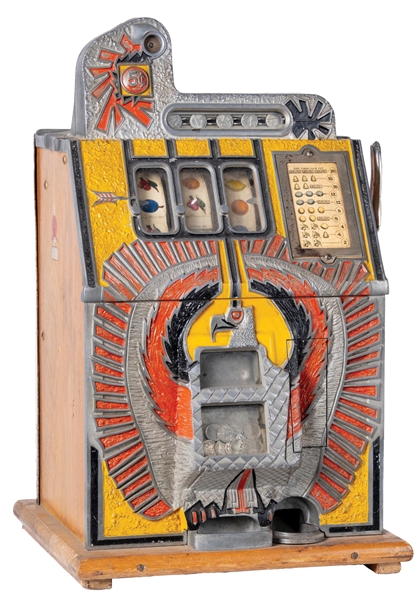 5¢ MILLS WAR EAGLE SLOT MACHINE