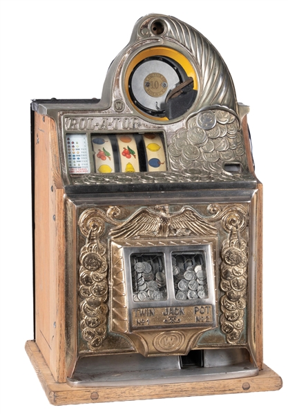 10¢ COIN FRONT ROL-A-TOP SLOT MACHINE