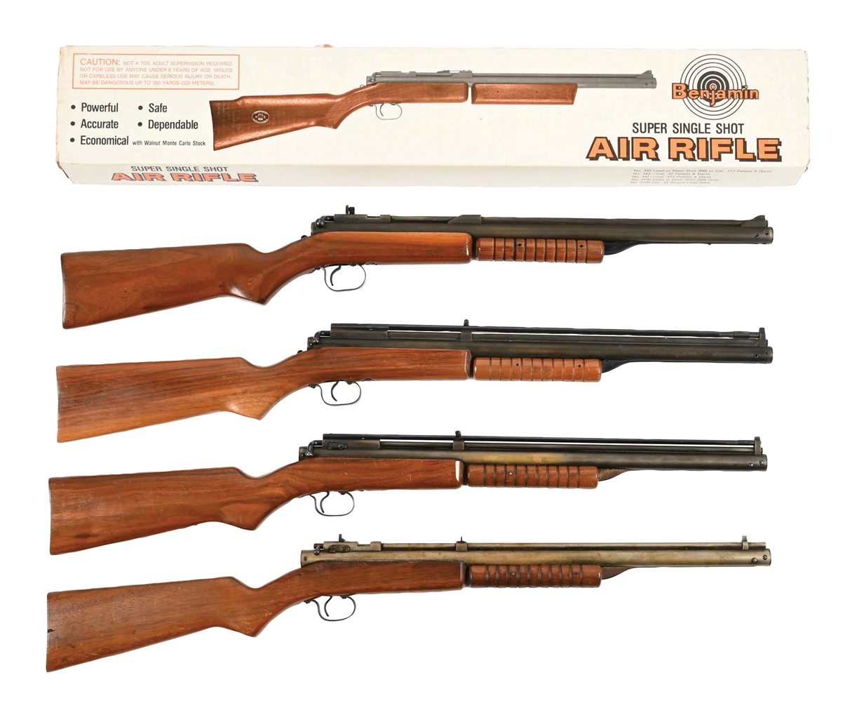 LOT OF 4: BENJAMIN AIR RIFLES