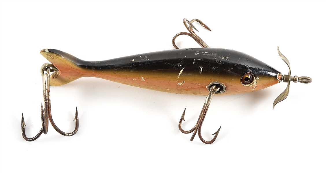 Lot Detail - HEDDON 1300 BLACK SUCKER LURE