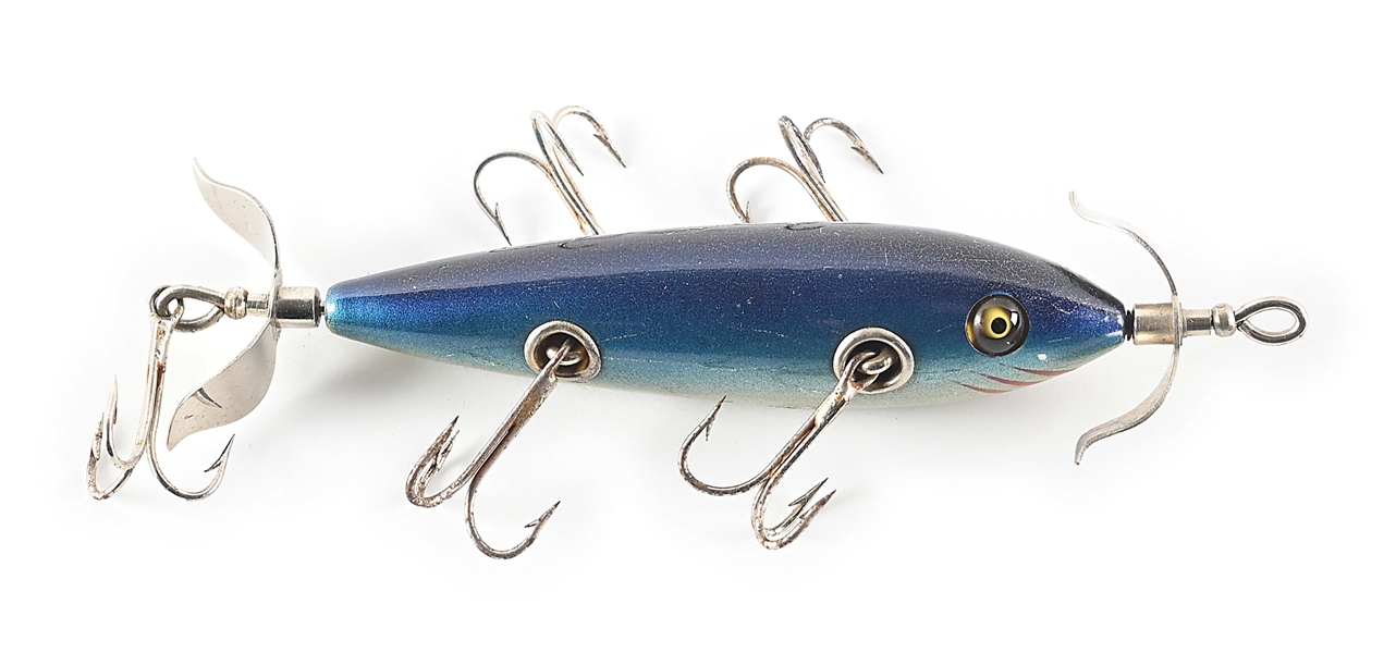 HEDDON 153 DOWAGIAC UNDERWATER MINNOW BLUE BACK ALUMINUM