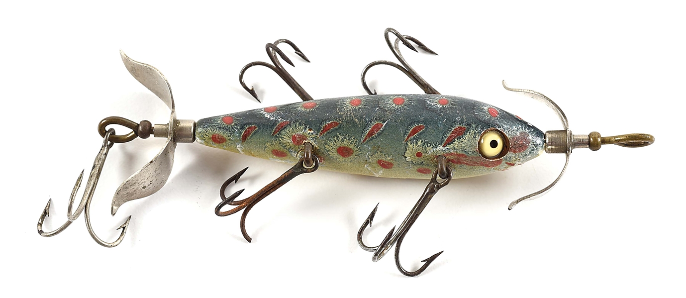 STUNNING HEDDON MINNOW WITH EXPERIMENTAL FINISH FROM THE FACTORY BOARD