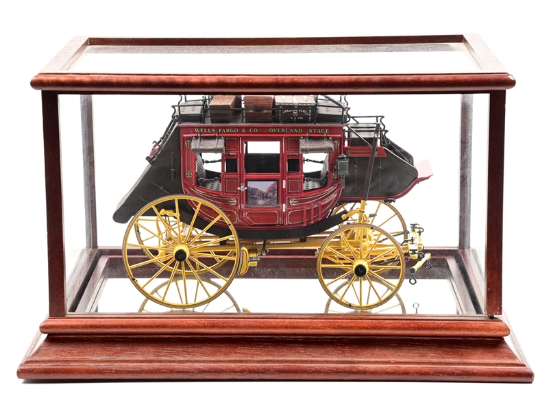 WELLS FARGO & CO. OVERLAND MODEL STAGECOACH. 