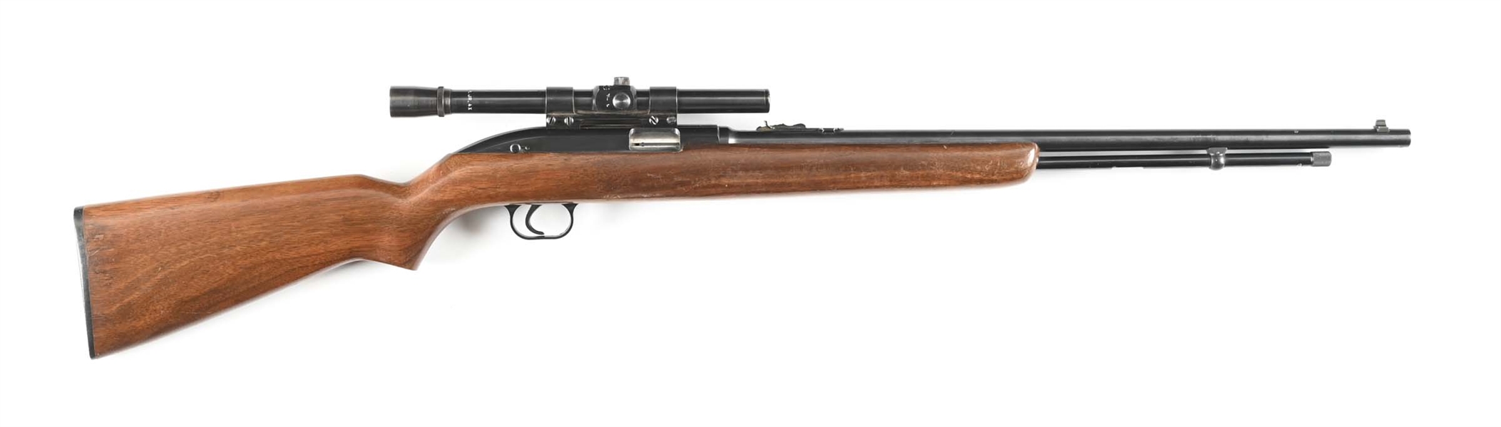 (C) WINCHESTER MODEL 77 SEMI AUTOMATIC RIFLE. 