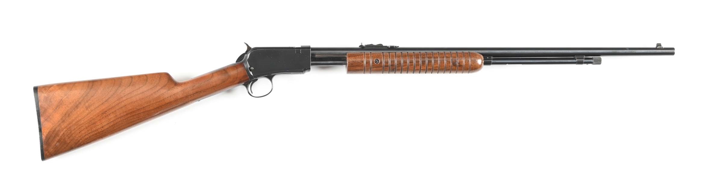 (C) PRE-WAR WINCHESTER MODEL 62A SLIDE ACTION TAKEDOWN RIFLE (1941).