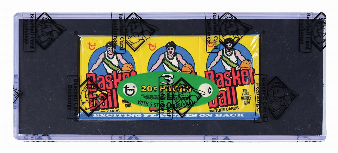 1978-79 TOPPS BASKETBALL GROCERY RACK PACK