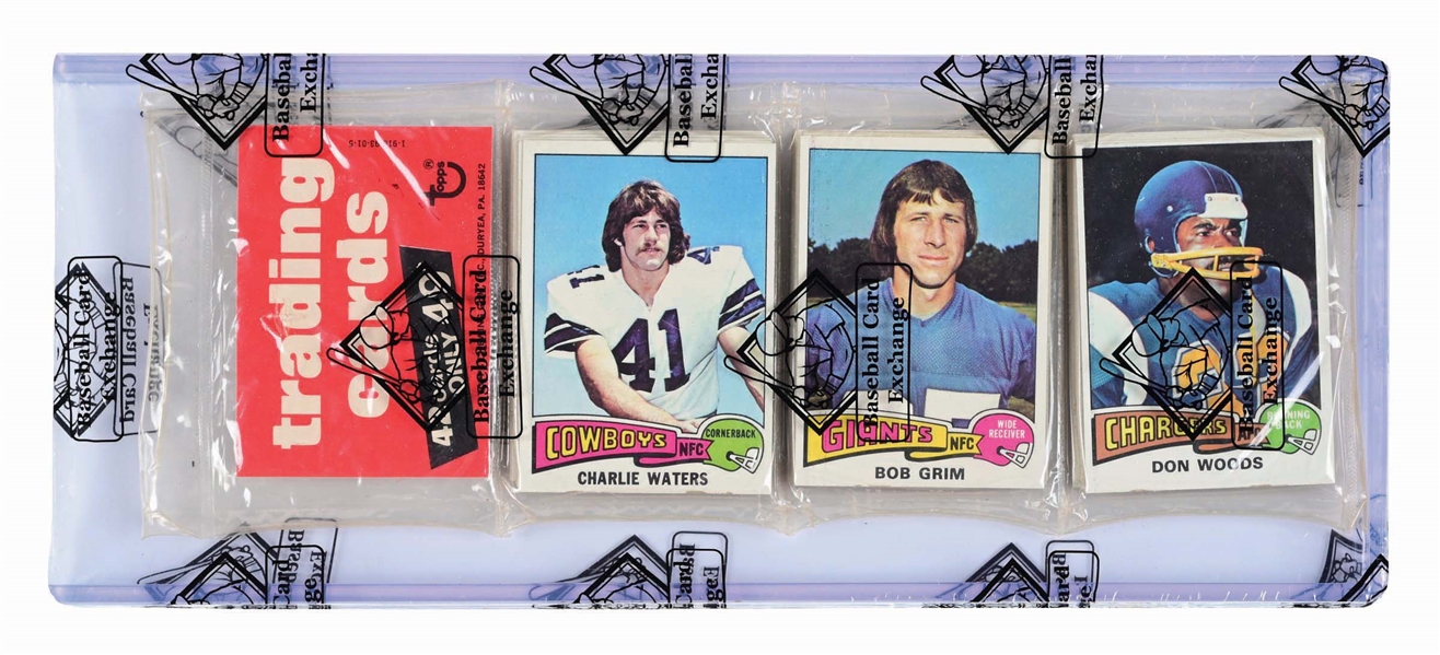 1975 TOPPS FOOTBALL RACK PACK