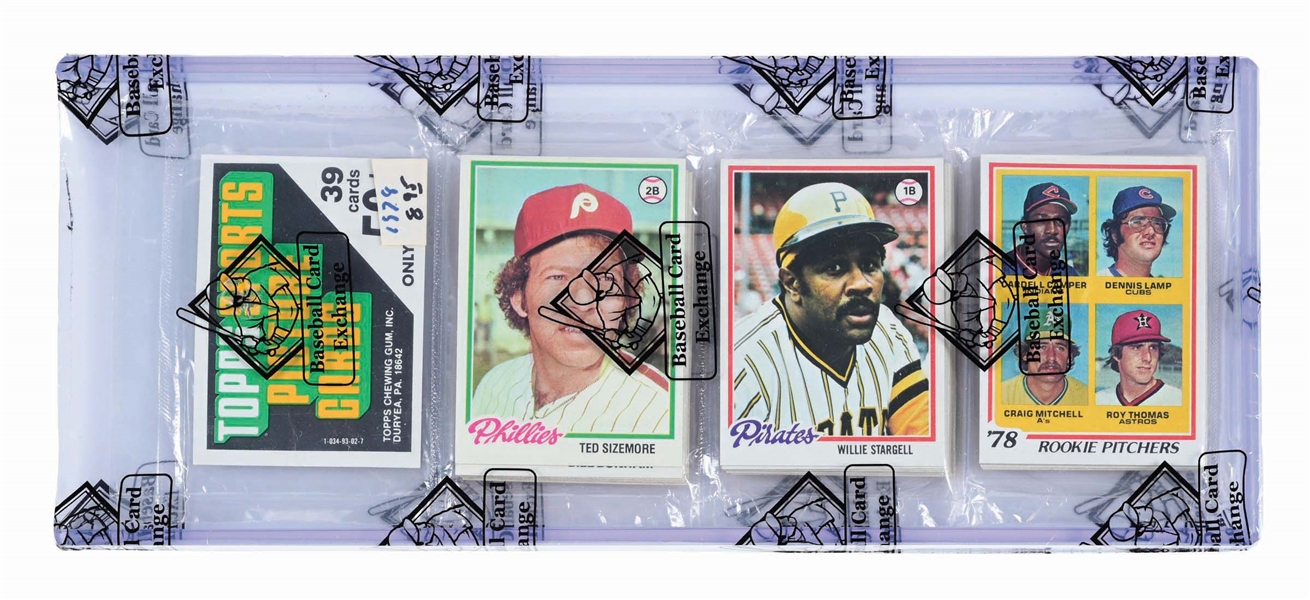 1978 TOPPS BASEBALL RACK PACK PACK - WILLIE STARGELL