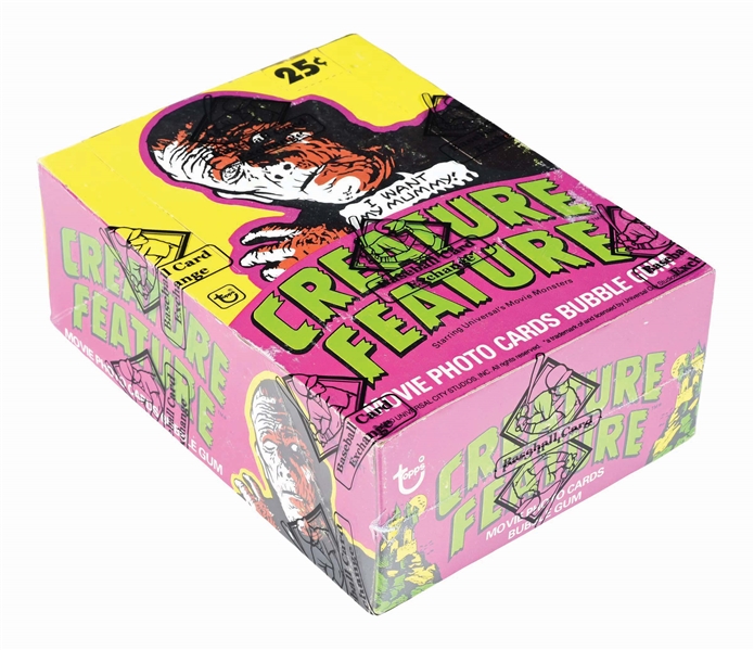 1979 TOPPS CREATURE FEATURE MOVIE PHOTO CARDS UNOPENED WAX BOX