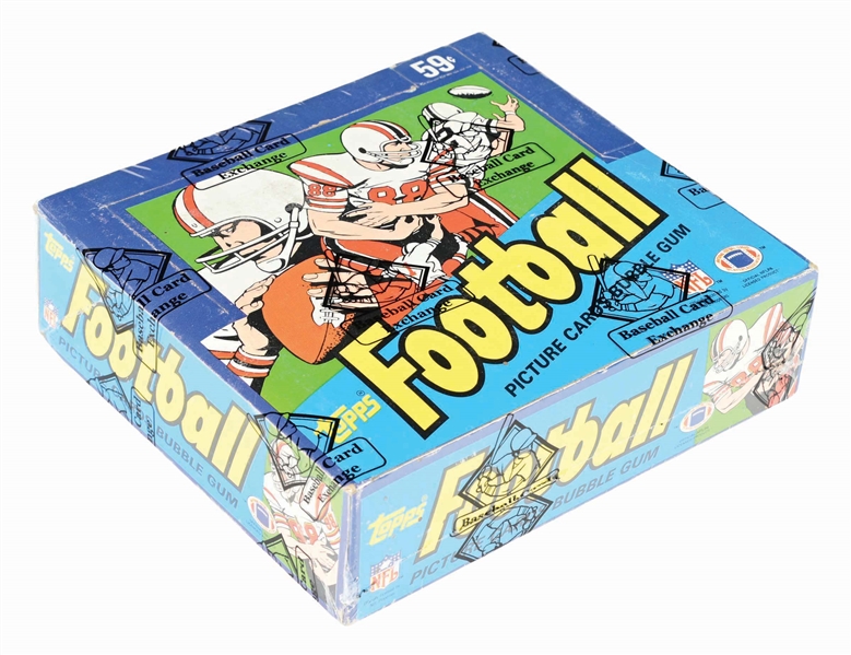 1984 TOPPS FOOTBALL UNOPENED CELLO BOX