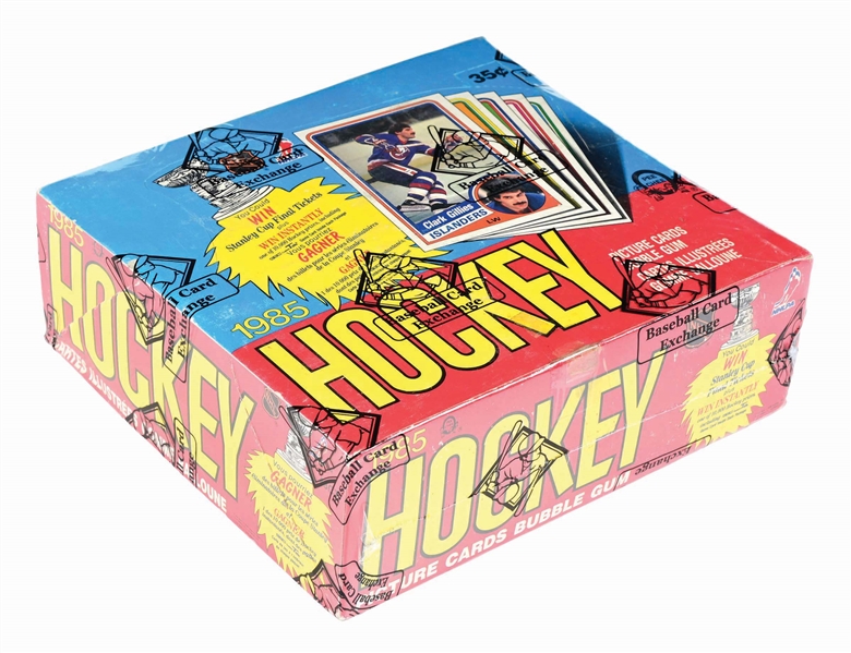 1984/85 HOCKEY O-PEE CHEE WAX BOX