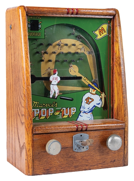 MARVELS POP UP BASEBALL GAME