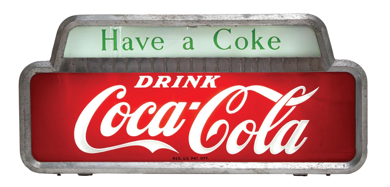 COCA-COLA LIGHT-UP COUNTERTOP SIGN