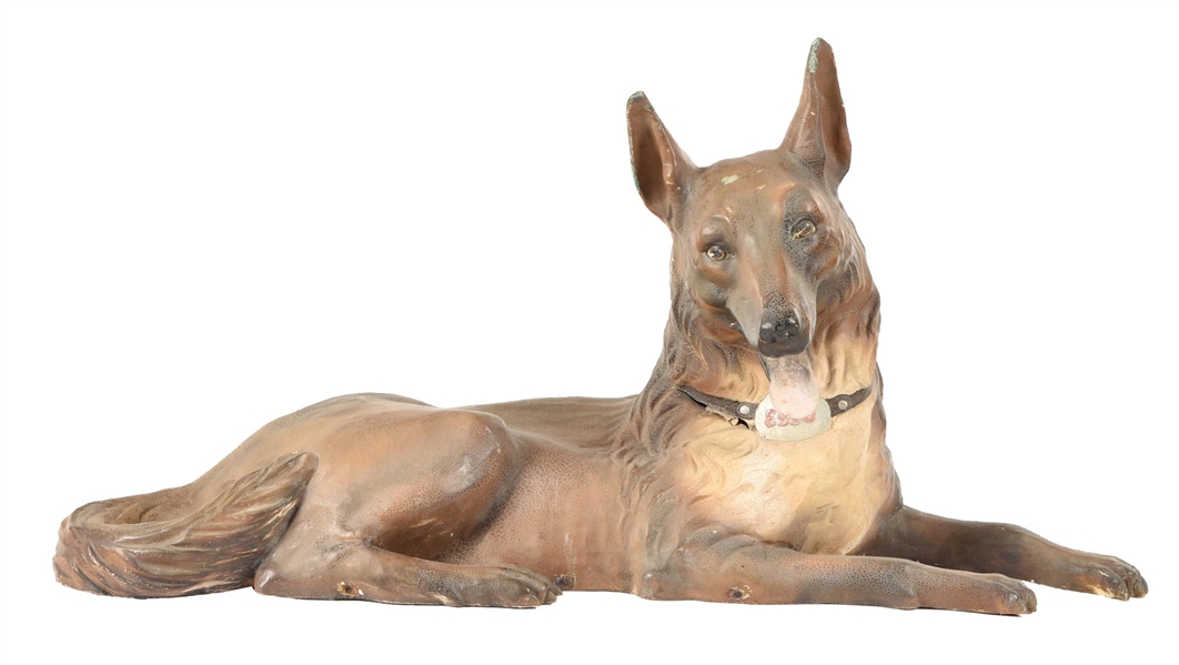 ESSO LARGE GERMAN SHEPHERD STATUE