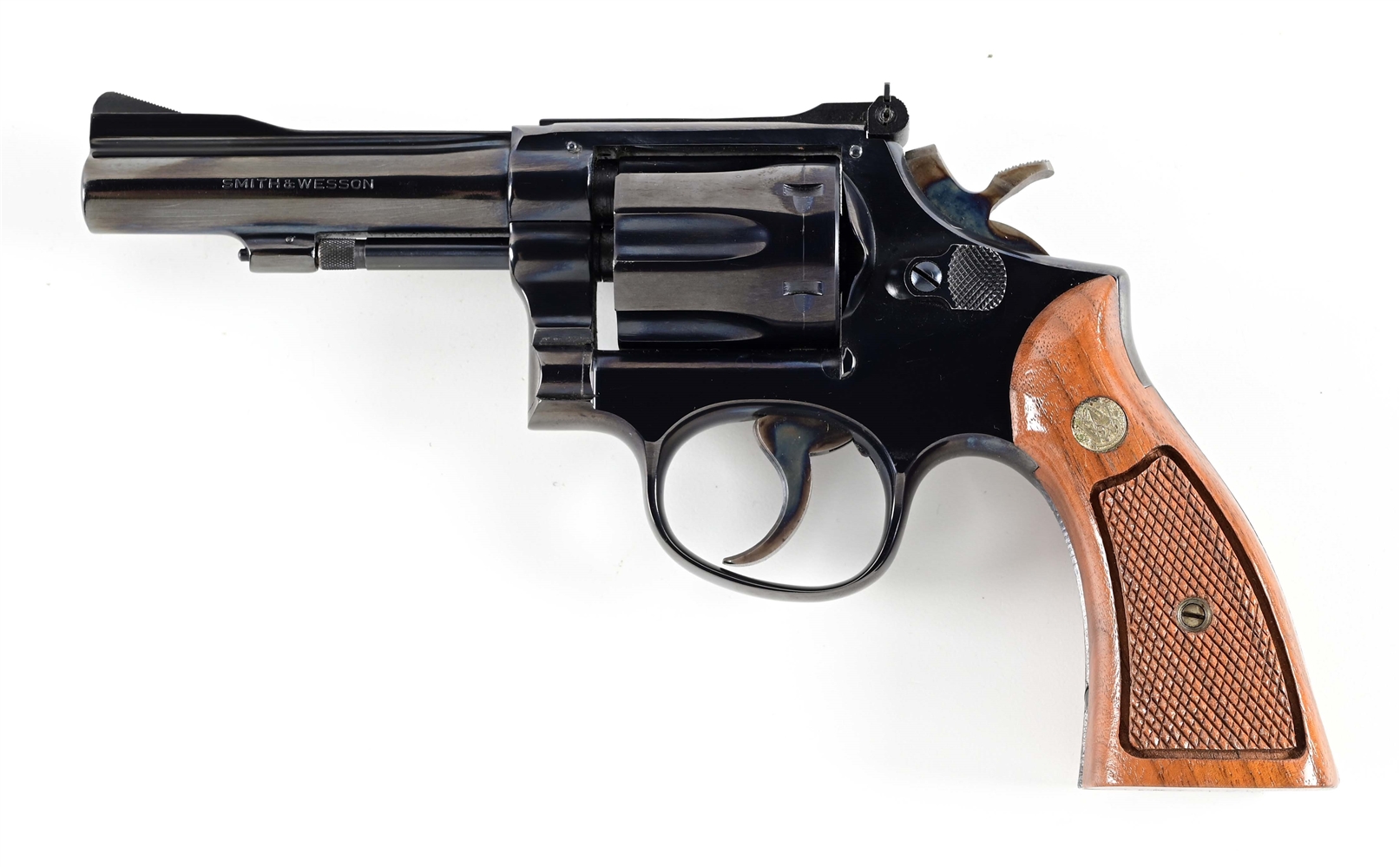 (C) SMITH & WESSON 18 - 3 COMBAT MASTERPIECE DOUBLE ACTION REVOLVER WITH BOX