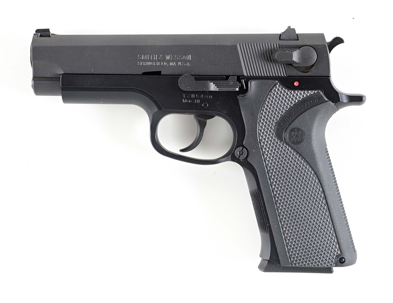 (M) SMITH & WESSON MODEL 411 DOUBLE ACTION SEMI AUTOMATIC PISTOL.