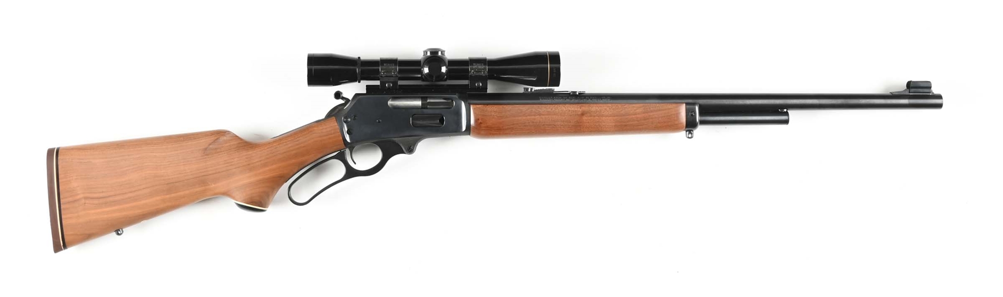 (M) MARLIN 444 SS LEVER ACTION RIFLE WITH LEUPOLD OPTIC.