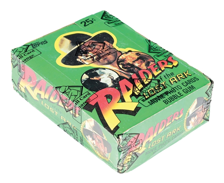 1981 TOPPS RAIDERS OF THE LOST ARK UNOPENED WAX BOX