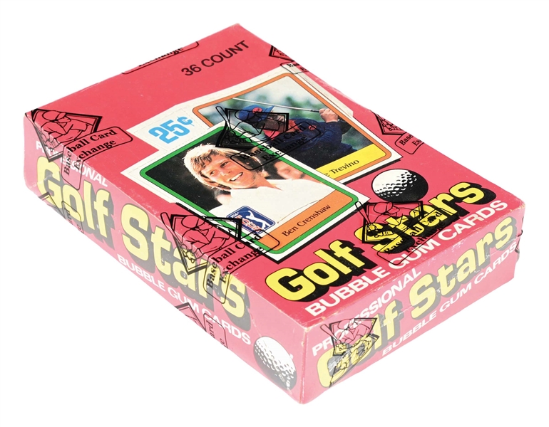 1981 DONRUSS GOLF STARS UNOPENED WAX BOX - NICKLAUS