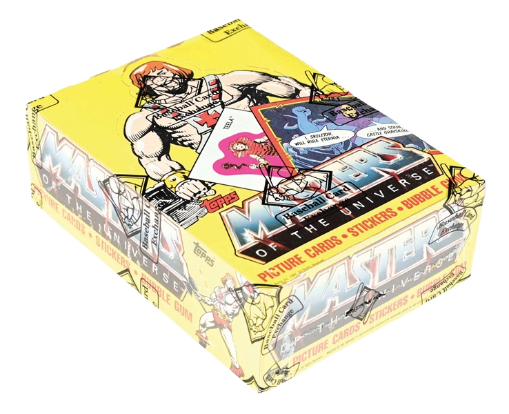 1984 TOPPS MASTERS OF THE UNIVERSE UNOPENED WAX BOX