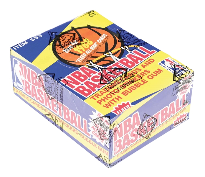 1988/89 FLEER NBA BASKETBALL WAX BOX