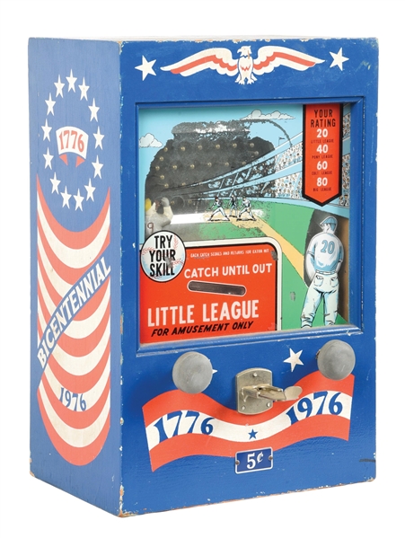 5¢ J.F. FRANTZ MFG. CO. LITTLE LEAGUE ARCADE GAME