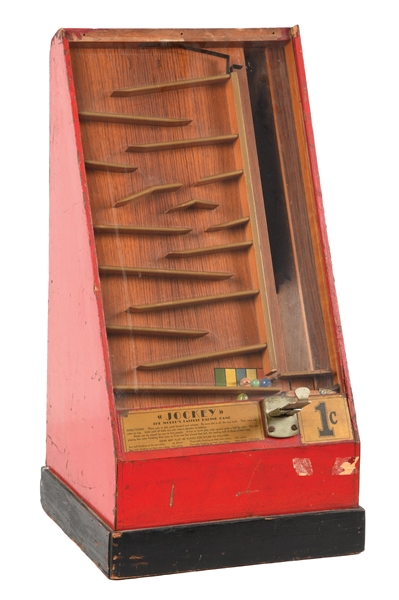 1¢ UPRIGHT JOCKEY ARCADE MACHINE